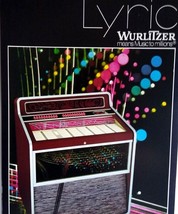 Wurlitzer Lyric Jukebox Flyer Original Phonograph Music Art 8.25&quot; x 11.5... - £21.47 GBP