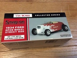 NEW Snap-On 1934 Ford Street Rod Limited Edition Die-Cast 1/25 Collector Series - £29.81 GBP