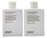 Evo Normal Persons Daily Shampoo &amp; Conditioner 10.14 Oz Set - £22.00 GBP
