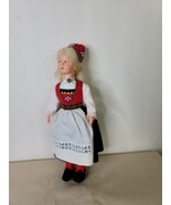 Vintage Doll Norway Ronnaug Petterssen 10 Inch Handmade 1950&#39;s Girl Trad... - £30.75 GBP