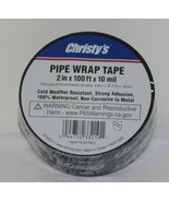 Christy's TA 33 PW21 2 Inch X 100 Foot By 10 Mil Pipe Wrap Tape Black - $20.99