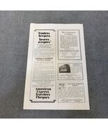 National Geographic November 1919 American Express Cheques Vintage Print... - $11.88