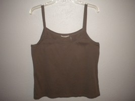 Tommy Bahama Women&#39;s Size XL Taupe Tank Top - $12.59
