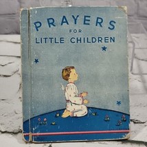 Vintage Book Prayers for Little Children Hardcover 1937 Rand McNally Mary Jones - £9.49 GBP