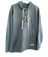 Life Is Good Adirondack Jake French Terry Lightweight Hoodie Blue XXL - $42.75