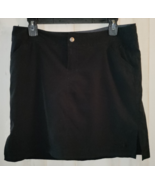 EXCELLENT WOMENS THE NORTH FACE &quot;APEX&quot; BLACK SKORT W/ POCKETS  SIZE 6 - $26.95