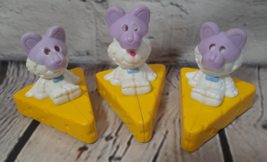 Vtg Hallmark Purr Tenders Burger King Scamp-purr Cheese Toy Cat Mouse 1987 Lot/3 - $3.85