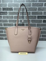 Michael Kors Jane Large Pebbled Leather Tote Bag - Soft Pink - £117.85 GBP