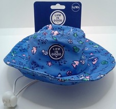 Life Is Good Dog Sun Hat, L/XL Under the Sea - £9.22 GBP