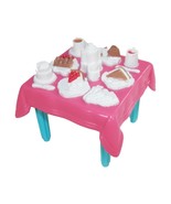 2002 Fisher Price Sweet Streets Dollhouse Hotel Playset Dinner Table Pin... - $93.01 MXN