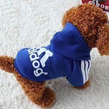 CUTE Dog Hoodie Cotton Warm TWO Front leg Holes Small - Large size  - £21.44 GBP+
