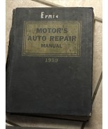 1959 Motor’s Auto Repair Manual 22nd Edition, 2nd Printing, Water Damage - £6.01 GBP
