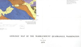 Geologic Map: Marblemount Quadrangle, Washington - £10.11 GBP