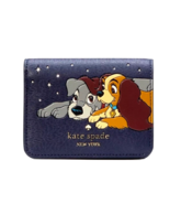New Disney X Kate Spade Lady and the Tramp Small Bifold Wallet Parisian ... - $65.01