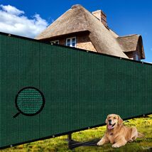 Shade&amp;Beyond 4'x50' Privacy Screen Fence 170 GSM, UV Protected Mesh - $65.42