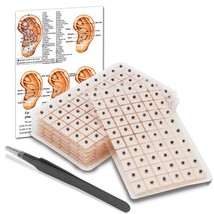 Ear Seeds Acupuncture Kit Sticker Ear Seed Kit Patch Products （420 pcs+T... - £35.51 GBP