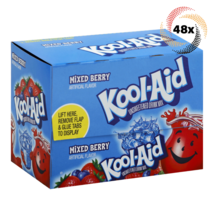 Full Box 48x Packets Kool-Aid Mixed Berry Caffeine Free Soft Drink Mix | .22oz - £20.59 GBP