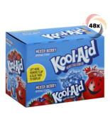 Full Box 48x Packets Kool-Aid Mixed Berry Caffeine Free Soft Drink Mix |... - £20.52 GBP