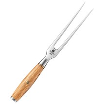 XINZUO 430 Stainless Steel Carving Fork + 10&#39;&#39; Powder Steel Core Slicing  Outdoo - £85.62 GBP