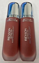 Revlon Metallic Ultra HD Matt Lipcolor*choose Your Shade*Twin Pack* - £11.00 GBP