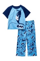 Batman Gotham City Crusader Boy&#39;s Blue Polyester Pajama Set - $276.04 MXN
