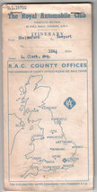 UK Royal Automobile Club Roadmap Chelmsford Newport Maps &amp; Directions - £2.34 GBP