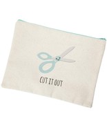 Cut it Out Canvas Small Zipper Bag - $11.95
