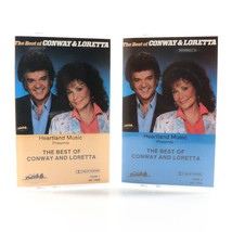 The Best of Conway and Loretta Lynn (2 Cassette Tape Set, 1987 Heartland) Twitty - $4.43