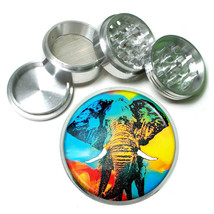 Elephant Art D20 Aluminum Herb Grinder 2.5&quot; 63mm 4 Piece - £13.19 GBP