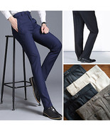 2 x Pantalones de oficina formales para hombre Pantalones de negocios he... - $3,173.99 MXN