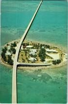 Aerial View Postcard Seven Mile Bridge through Pigeon Key Florida - £3.98 GBP