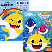 BABY SHARK Jumbo Coloring &amp; Activity Book | 2-Title - $8.99+