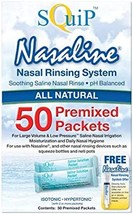Squip Nasaline Salt 50 Pre-Mixed Saline Packets, 50 Premixed Packets - £6.14 GBP