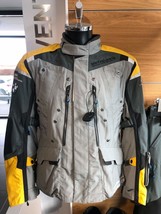 BMW Motorrad Rallye Gray/Yellow Jacket Men’s Motorcycle/Motorbike RIDE F... - £297.78 GBP