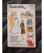 Butterick 6210 Womens Soft Smock Dress And Large Belts Size 14 Sewing Pa... - £18.75 GBP