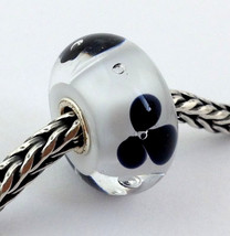 Authentic Trollbeads Fashion Flower Murano Glass Bead Charm, 61397 New - $19.94