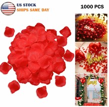 1000Pcs Artificial Fake Rose Petals Wedding Event Romantic Night Party D... - $15.99