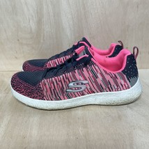 Skechers Womens Skech Knit Sneaekrs Pink Black Shoes Womens Size 10 - £22.13 GBP