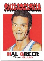 Hal Greer Philadelphia 76ers NBA Basketball Card #60 Topps 1972-73 NEAR MINT EXC - £7.64 GBP