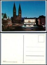 GERMANY Postcard - Bremen, Rathaus, Dom und Haus der Burgerschaft BZ7 - $52.50 MXN