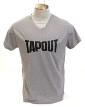 Tapout Gray Short Sleeve V Neck Sleepwear Loungewear Tee T Shirt Men&#39;s NWT - £27.51 GBP