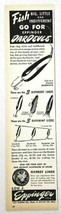 1947 Print Ad Dardevle Spoon Fishing Lures Lou Eppinger Detroit,MI - $12.02