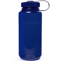 Nalgene Sustain 16oz Wide Mouth Bottle (Denim) Recycled Reusable Blue - £11.28 GBP