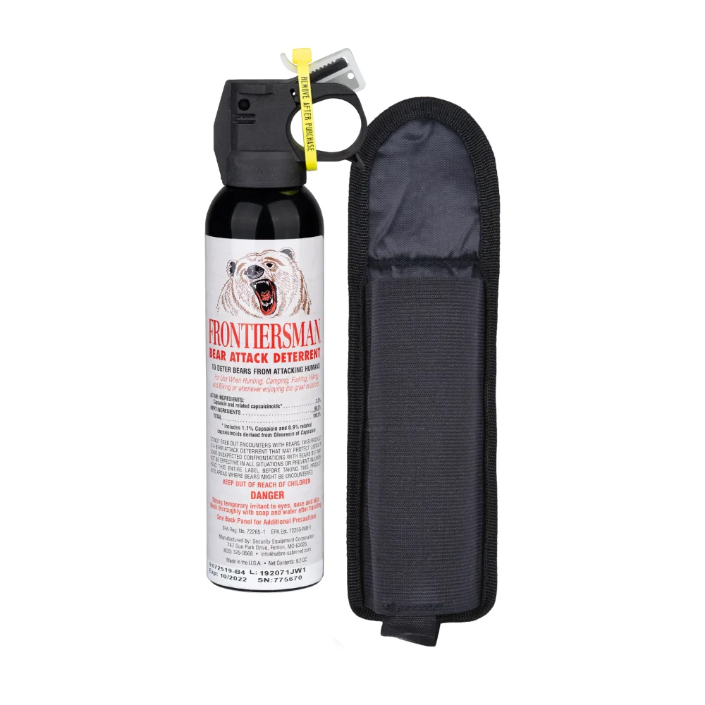 9.2 Oz Bear Spray with Belt Holster  Camping Equipment  Hunting  Camping  - £53.97 GBP+