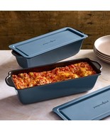PAMPERED CHEF Brilliance Nonstick Long Loaf Pan Set with Lids. 101218 Ne... - $920.34 MXN