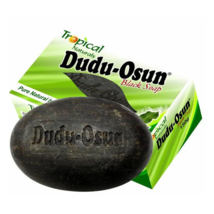 Tropical Naturals Dudu Osun African Black Soap - Unrefined All Natural w/Herbs - £3.96 GBP