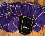 Lot of 19 Purple Crown Royal Bags from 1 LT &amp; 1.5L Bottles - $34.65