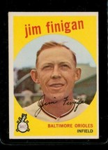 Vintage Baseball Card Topps 1959 #47 Jim Finigan Baltimore Orioles Infield Wb - £9.99 GBP