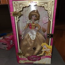 NEW 2007 Disney Princess Enchanted Tales Doll Brass Key Porcelain Doll Aurora - £22.78 GBP