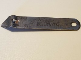 Vintage Brewery Beer Bottle Opener Quick Quick My Beverwyck Albany New York - £15.58 GBP